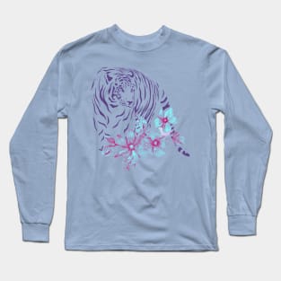 floral tiger Long Sleeve T-Shirt